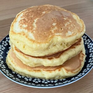 驚きのしっとり感！豆腐のパンケーキ